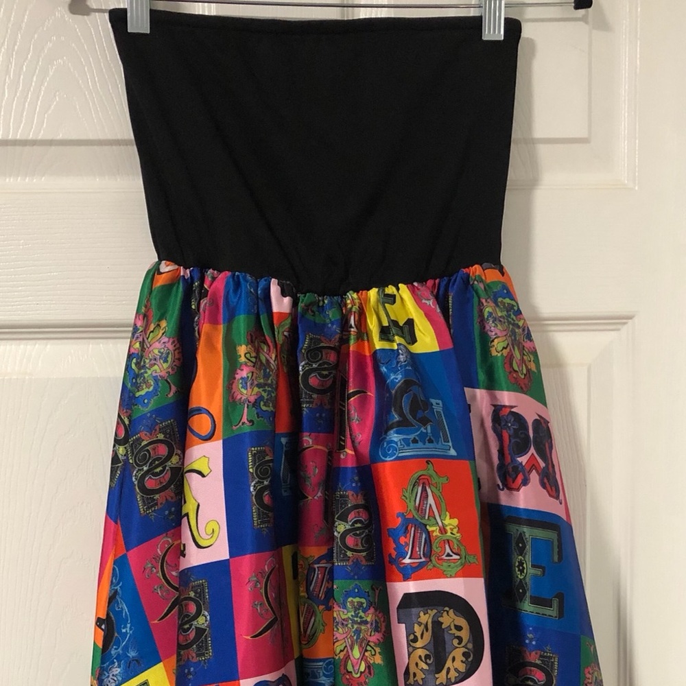 Multi-Colored Alphabet Dress